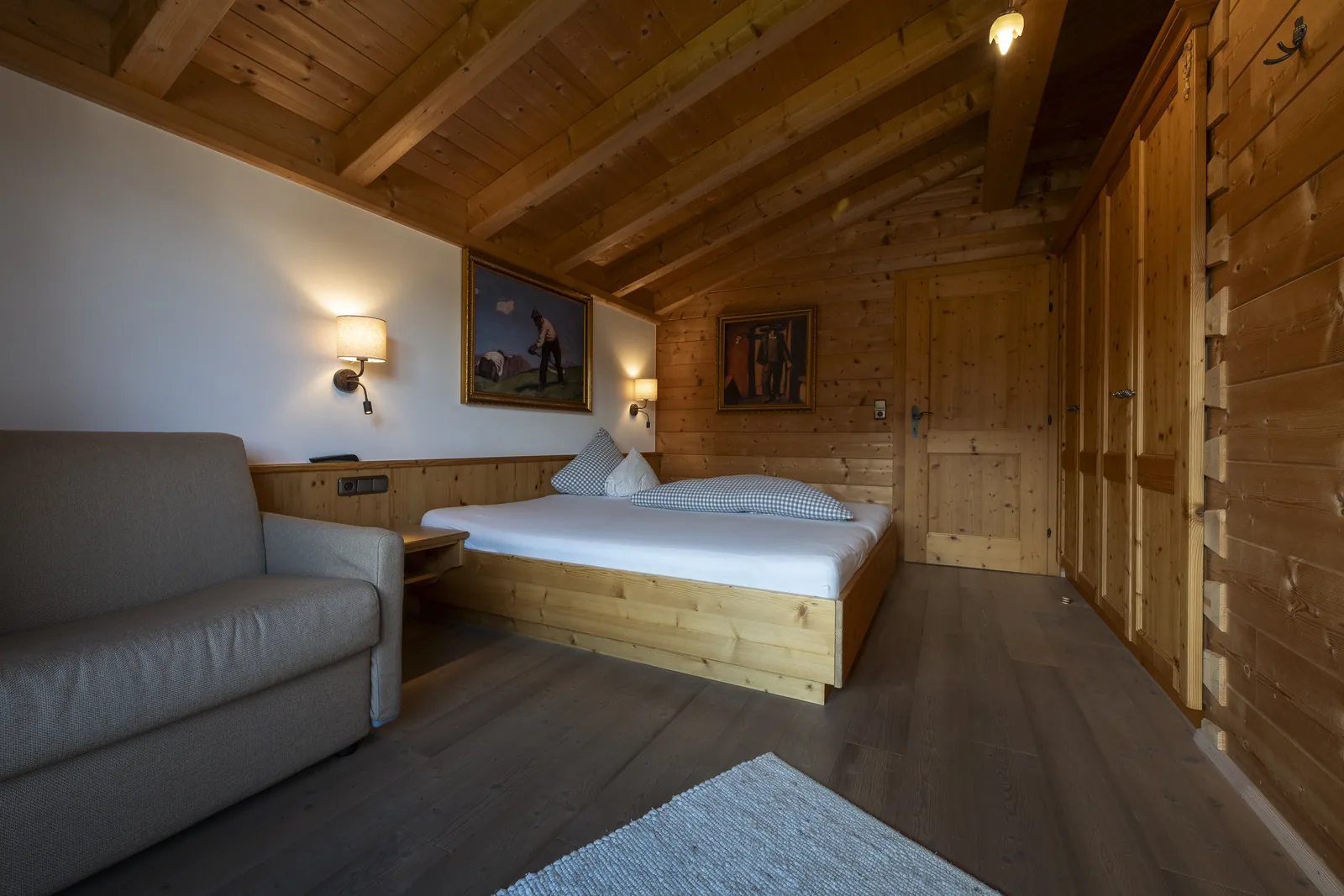 Zweites Schlafzimmer im Appartementhaus am Gafalhof